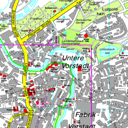 Stadtplan Hof