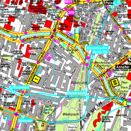 Stadtplan Berlin Friedrichshain Kreuzberg