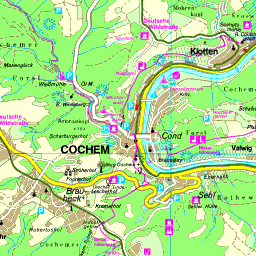 Landkarte Cochem Umgebung