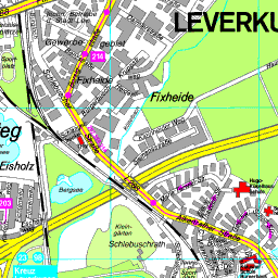 Stadtplan Leverkusen