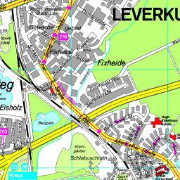 Stadtplan Leverkusen