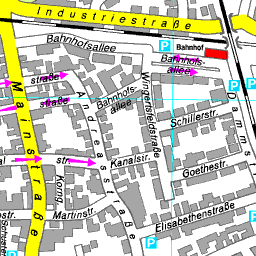 Stadtplan Burstadt
