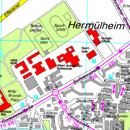 Stadtplan Hurth