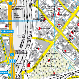 Stadtplan Duisburg