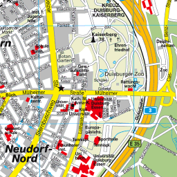 Stadtplan Duisburg