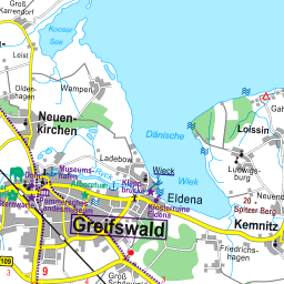 Greifswald Karte | Karte
