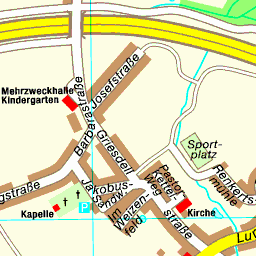 Kartenausschnitt Heusweiler / Numborn