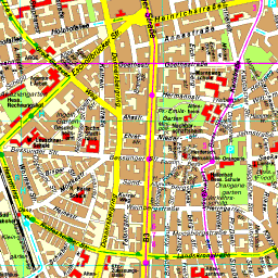 Stadtplan Darmstadt Innenstadt - Top Sehenswürdigkeiten