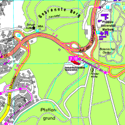 Stadtplan Marburg